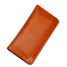 PU Leather Wallet with Phone, card and earphone compartment - Brown