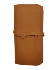 PU Leather Wallet with Phone, Money Compartment - Light Brown