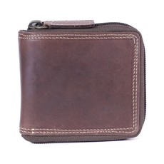 Stylish Brown Genuine Leather Wallet - Bag Addict