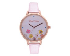 Bad Girl Ladies In-Bloom Analogue Watch - Pink