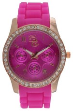 Bad Girl Round Show Girl Watch in Pink