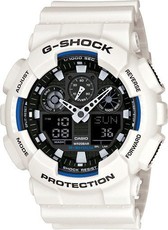 Casio Mens GA-100B-7ADR G-Shock Anadigital Watch