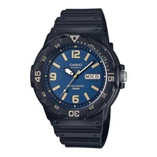 Casio Men's MRW-200H-2B3VDF Standard Collection Watch - Black/Blue
