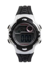 Digitime Ladies LCD Sleek Watch - Black