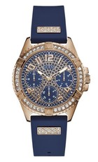 Guess Men's LADY FRONTIER Watch With Round Case - Rose Gold
