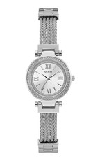 Guess Women's MINI SOHO Watch With Round Case - Silver