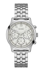 Guess Women's TAYLOR Watch With Round Case - Silver