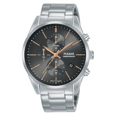 Pulsar Gents Stainless Steel Chronograph 50M Watch - PM3133X1