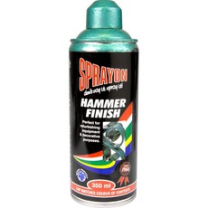 Sprayon - Hammer Finish Lacquer Spray Paint - Green (2 Pack)