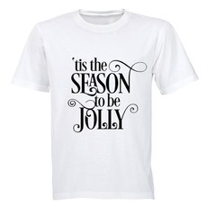 'Tis The Season to be Jolly - Kids T-Shirt - White