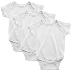 PepperST White Short Sleeve Baby Grow - 12-18 Months (3 Pack)