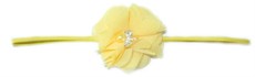 Diamante Thin Headband - Yellow