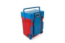 Cadii School Bag - Light Blue Lid with Red Body