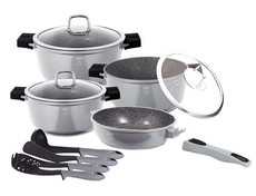 Berlinger Haus 11-Piece Oven Safe Cookware Set - Grey