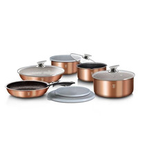 Berlinger Haus 12 Piece Marble Coating Cookware Set - Rose Gold Edition