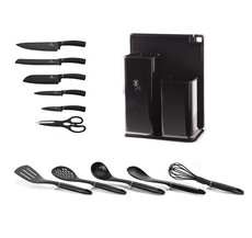 Berlinger Haus 13 Piece Knife Set with Cutting Board and Kitchen Tools