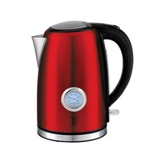 Berlinger Haus 1.7 Litre Electric Kettle with Thermostat - Burgundy Edition
