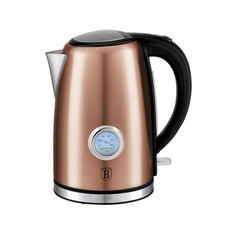 Berlinger Haus 1.7L Electric Kettle with Thermostat - Rose Gold Edition