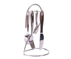 16 Piece Hanging Cutlery Set Stainless Steel