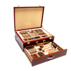 72 Piece Cutlery Set In Wooden Box