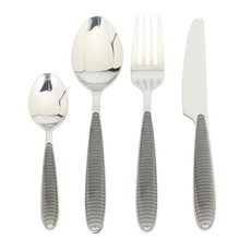 Tognana - 24 Piece Cutlery Set - Grey Handles - 18/10 Stainless Steel