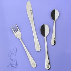 4Pc Baby Cutlery Set - Bunny