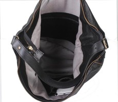 Kingkong Leather Everyday Handbag - Black