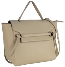 Victoria Caye Handbag With Flap - Beige