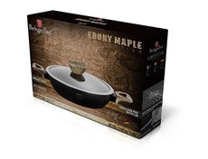 Berlinger Haus 28cm Marble Coating Shallow Pot - Ebony Maple