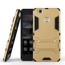 2-in-1 Hybrid Dual Shockproof Stand Case for Huawei P9 Lite - Gold