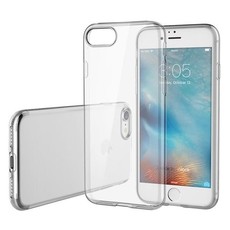 Apple iPhone 7 Plus Compatible Gel Cover & Glass Protector Combo - Clear