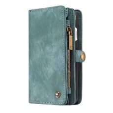 Detachable Magnetic Leather Phone Case & Wallet for iPhone 7 & 8 - Green