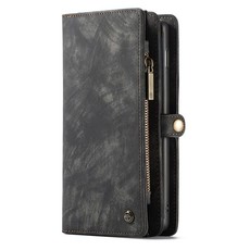 Detachable Magnetic Leather Phone Case & Wallet for Samsung S10 - Black