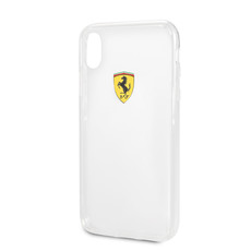 Ferrari - Shockproof Hard Case Transparent for iPhone XR