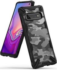 Fusion X Design for Galaxy S10 Military-Grade Slim Case - Camo Black