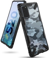 Fusion X Design for Galaxy S20 Military-Grade Slim Case - Camo Black