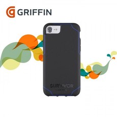 Griffin Survivor Journey iPhone 8 Plus/7 Plus Cover - Black/Blue