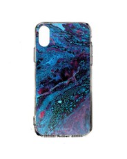 Hey Casey! Protective Case for iPhone XS Max - Cobalt Galaxy Marble