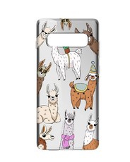 Hey Casey! Protective Case for Samsung S10 - Llama Party