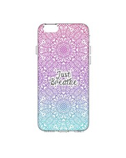 Hey Casey! Slim Fit Gel Case for iPhone 6 Plus - Just Breathe