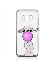 Hey Casey!Protective Case for Samsung S8 - Bubblegum Llama