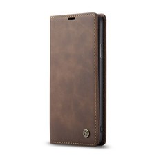 Magnetic Wallet Phone Case for iPhone 11 - Coffee