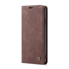 Magnetic Wallet Phone Case for iPhone X & XS - Coffee