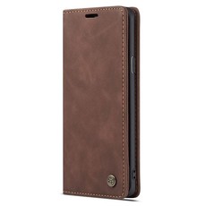Magnetic Wallet Phone Case for Samsung S8 - Coffee