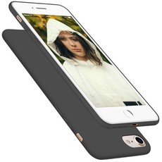 Meraki Protect - Black Liquid Silicone Case for iPhone 7 & 8
