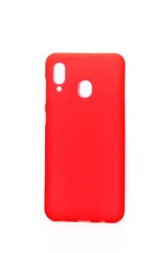 Protective Gel Case For Samsung A30 - Red