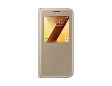 Samsung Galaxy A5 (2017) S View Standing Cover - Gold