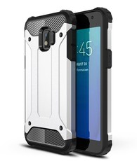 Shockproof Armor Case for Samsung J2 Core - Silver
