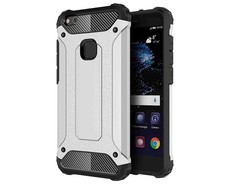 Shockproof Armor Hard Protective Case For Huawei P10 Lite - Silver