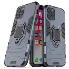 Shockproof Kickstand Ring Stand Armor Case for iPhone 11 Pro Max - Navy